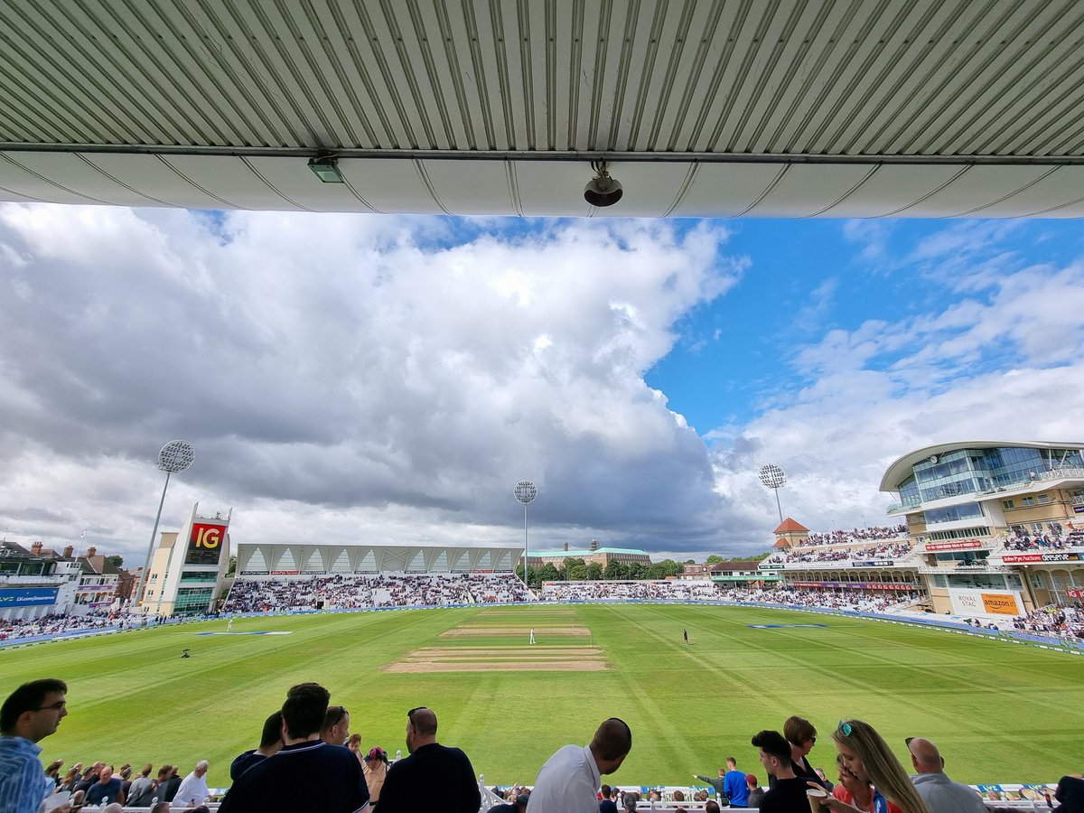 It's dry and we're starting on time.
Come on England! #ENGvIND