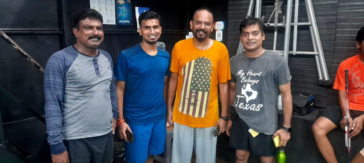 BadmintonV5's tweet photo. Thanks for Regular Playing Actor &amp; Director @vp_offl and @Nitinsathyaa 🏸 https://t.co/SHXruuIxIv