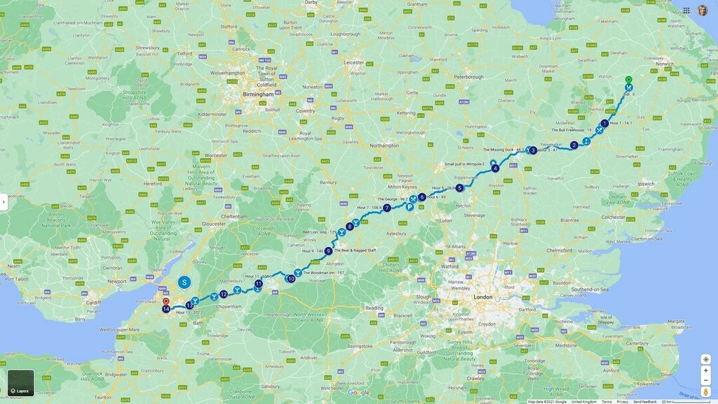 BrisMileMonkeys's tweet photo. As the "go" dates approach for Nick's challenge for Bristol After Stroke , Teenage Cancer Trust Wales and South West  and Little Bleeders  the route finalisation and logistics are still being tweaked and organised in the background.
@bristol_after_stroke… https://t.co/6sR6ebntB5 https://t.co/oZn6GJxOL6