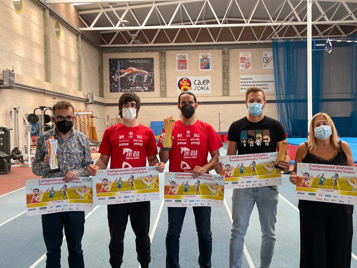 atletismoRFEA's tweet photo. Esta mañana se ha presentado en Soria el Campeonato de España de Clubes de pruebas combinadas 📸
Todo lo que debes saber de esta nueva competición
➡️ https://t.co/xOZL8ekwT7
#CEclubesCombinadas https://t.co/J5uEP553UP