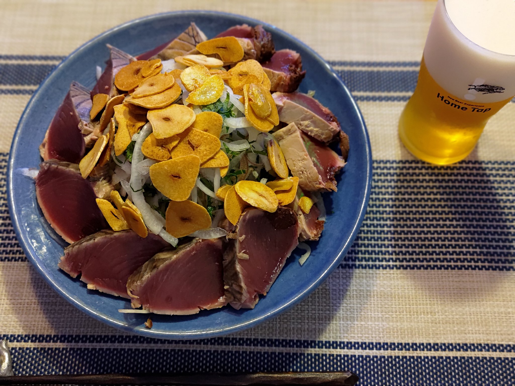 New Young 小野坂昌也 フライパンで鰹のたたき 美味しくできました T Co Lhfmikelzc Twitter