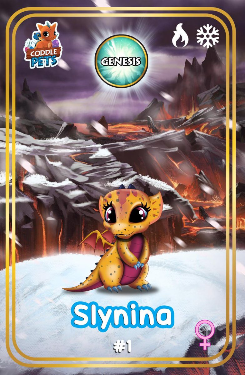 Nebula_Matrix's tweet photo. @timboulet @CoddlePets I do not own the #Spudfire 1/100 #NFT, but I do own 3 #genesis dragons that were created from breeding them with 3 #OGdragon females π§ββοΈ
The original price to adopt @CoddlePets were 3,500 $VET, which was also the listing price on @VulcanForged upon debut - now $PYR is used π₯ https://t.co/9crc8vEiw5