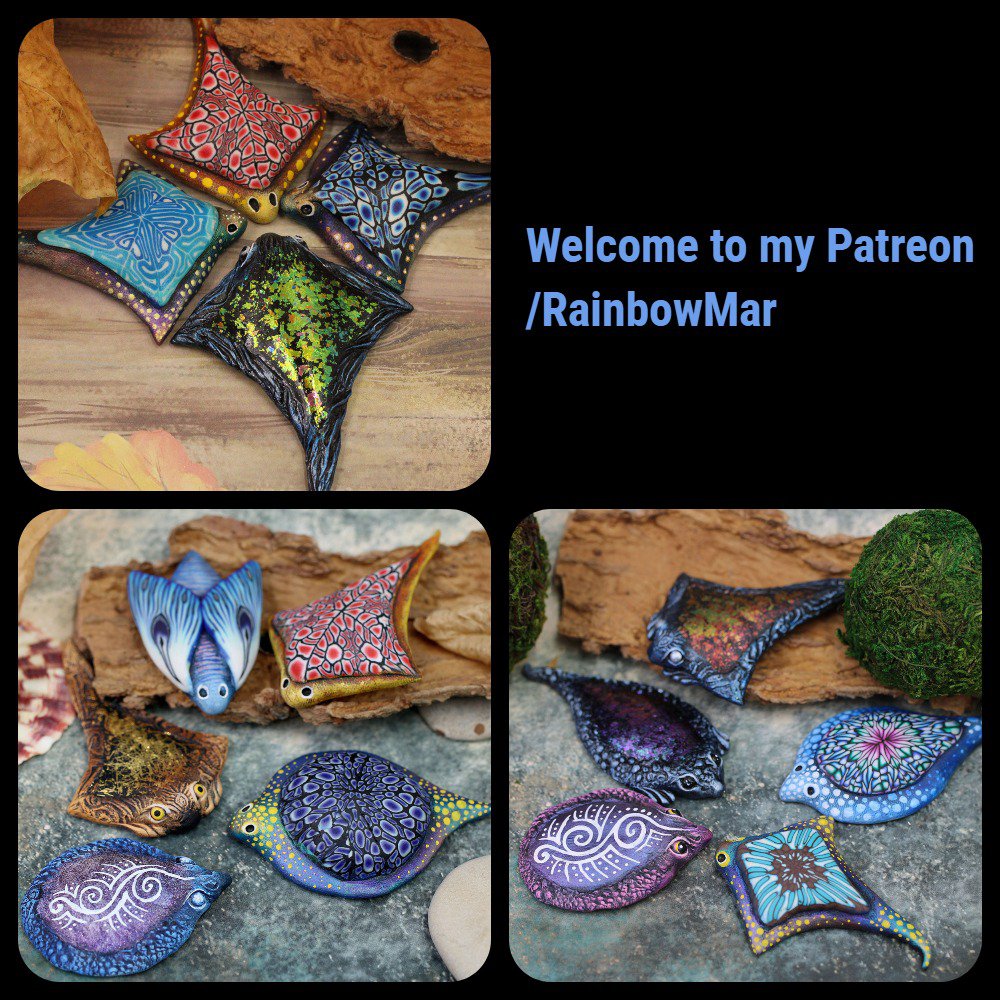 rainbowmarleo's tweet photo. This is how creatures look like, playing the role of muses for fantasy writers, who bring them pieces of alien worlds. I visualized them as a magic polymer clay butterfly.
https://t.co/3bmor87P5U
#innerworld #worldinside #creativemind #creatormind #internalworld #inspirational https://t.co/HeY2tAFHCY