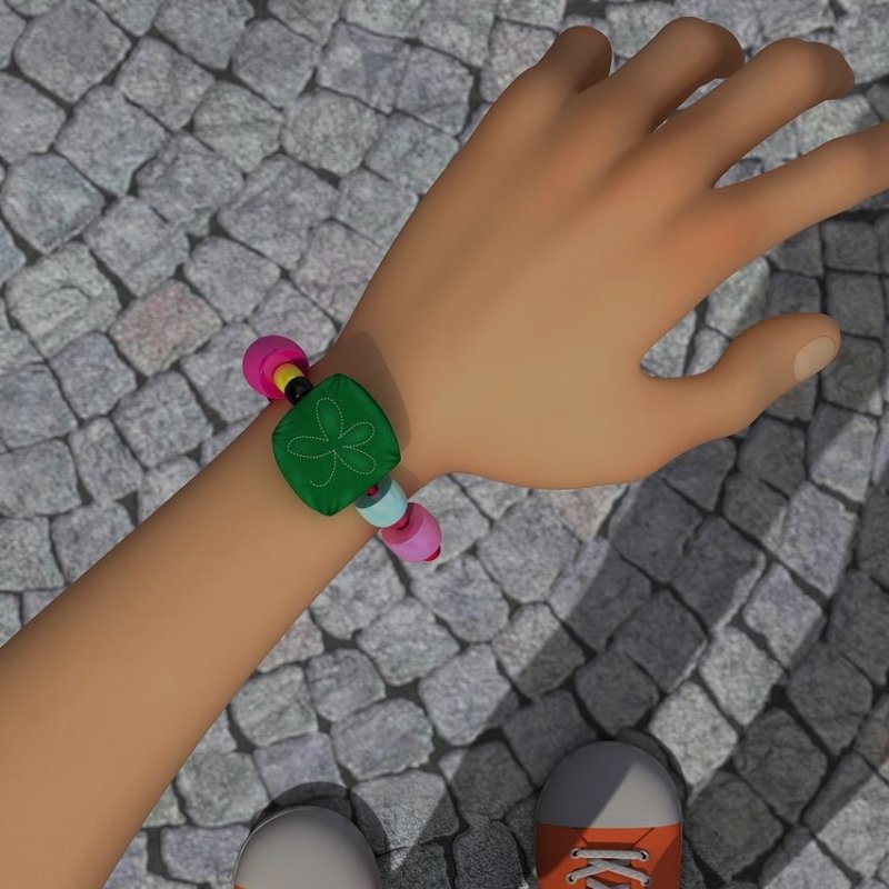 no thoughts just adrien flexing his lucky charm bracelet marinette made for him in his whole instagram account: