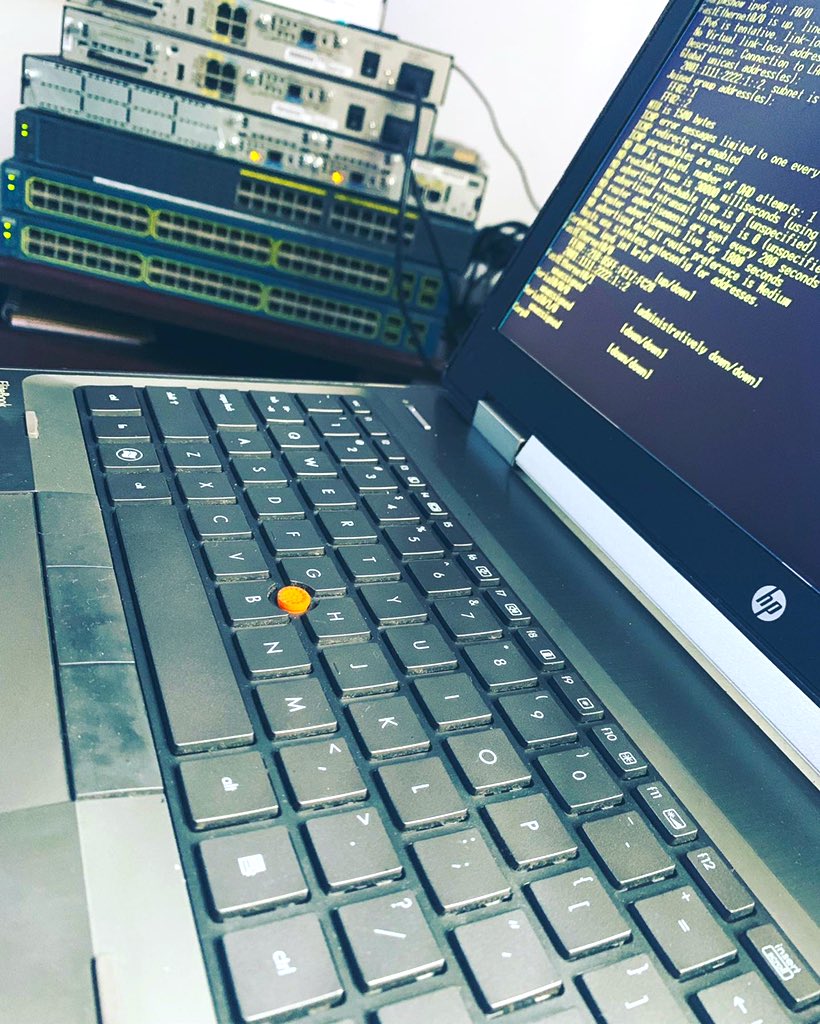 L_ITOps's tweet image. I overwhelm my challanges with preparation…. 💻📚👨‍💻
-
-
#learningatcisco #cisco #networkengineering #labeveryday #packettracer #homelab #liveeqquipent #lab #cisconetworkingacademy #learningjourney #200301 #becauseican …… And I will through preparations.💪
