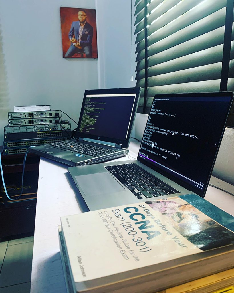 L_ITOps's tweet image. I overwhelm my challanges with preparation…. 💻📚👨‍💻
-
-
#learningatcisco #cisco #networkengineering #labeveryday #packettracer #homelab #liveeqquipent #lab #cisconetworkingacademy #learningjourney #200301 #becauseican …… And I will through preparations.💪