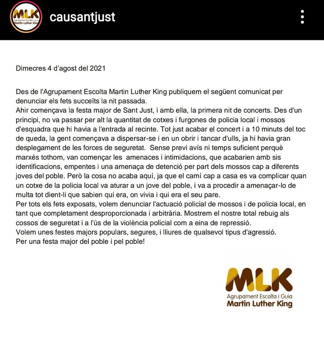 Què passa a <a href="/santjustcat/">santjustcat</a> amb els <a href="/mossos/">Mossos</a> i la guàrdia urbana? <a href="/joanbasaganyas/">Joan Basagañas</a>, @movemsantjust, <a href="/PSCSantJust/">PSC Sant Just</a>