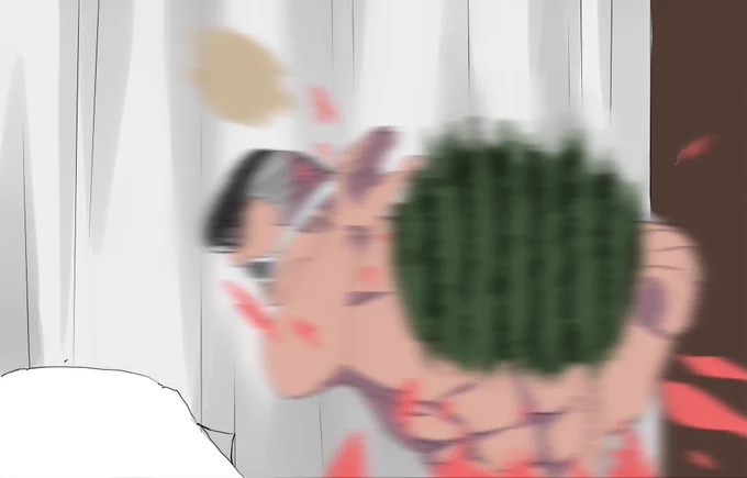 輪ゴムでスイカを割る億くん(trace) 