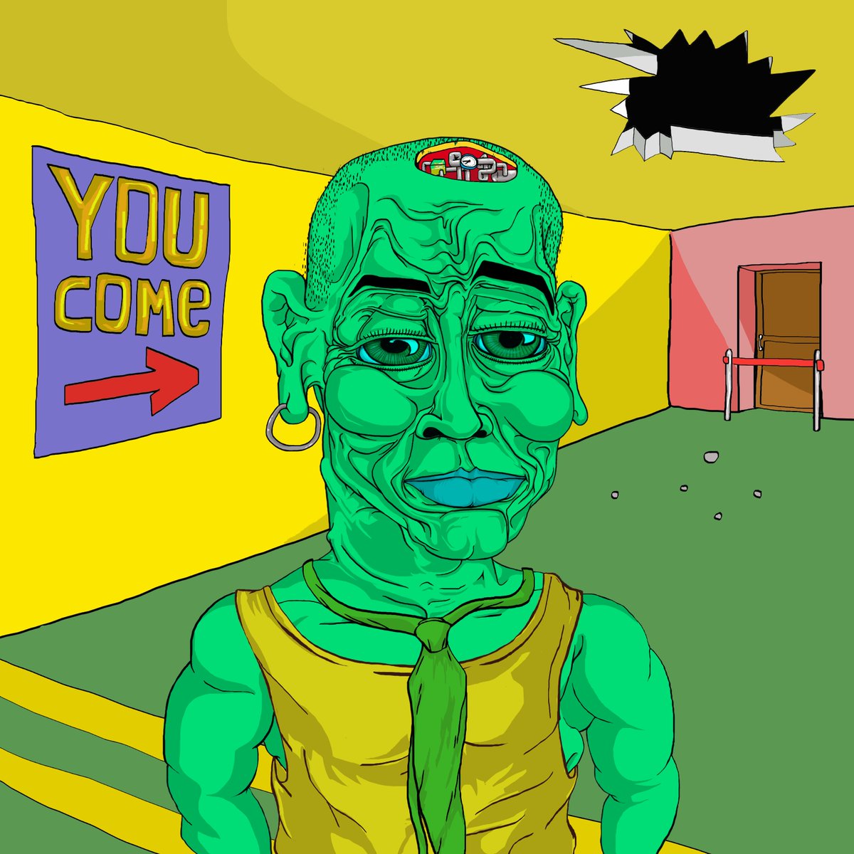 Bill the Outer Space Bouncer - NFT Collection.

First drop - 100 items (39 Bills left) 👽
Price - Ξ 0.03 🛸
Where? - <a href="/opensea/">OpenSea</a> ⛵️

Don't miss your chance to be at the front of the line before the bigger space adventure 🚀
#NFT #OpenSeaNFT #BillOuterSpace 
🔗opensea.io/collection/bil…