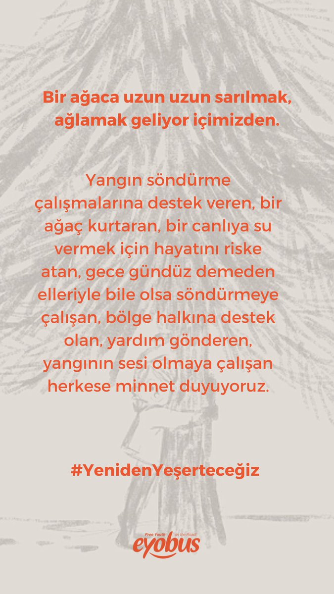 eyobus's tweet photo. “Toprağı sevecek ve koruyacaksın; o yoksa sende yoksun.” https://t.co/pF7CxvX0XG