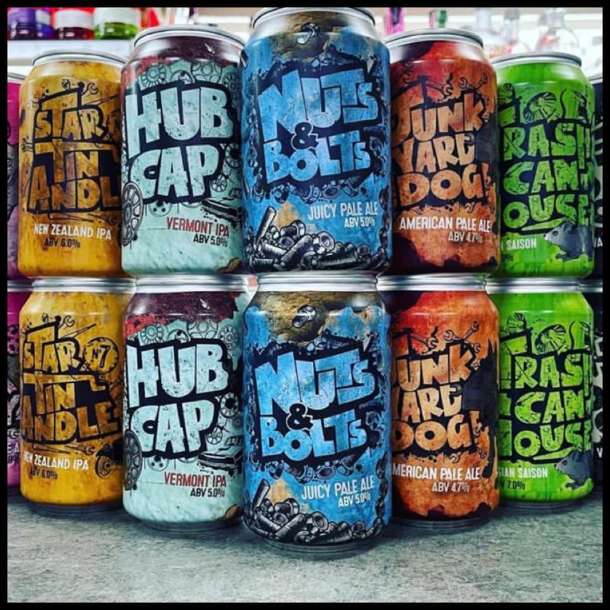 ⭐️Your choice of our 7 core cans back in stock ⭐️

🍻Get them from the brewery now🍻