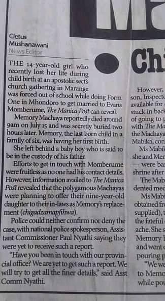 Hi. My name is skilled rebhara. Pliz help me to make this trend

#justiceformemory

Please it doesn't take a lot just a retweet. Let's create a safe world for our daughters