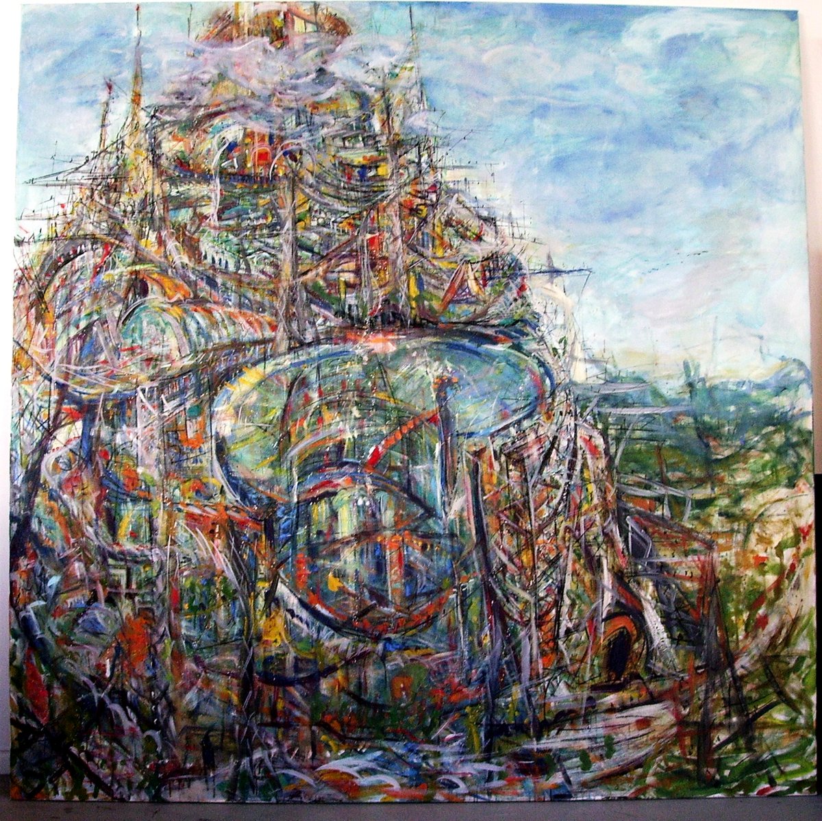 EmilyPuetter's tweet photo. Am 13. August ist Eröffnung in der Villa Novilla, Berlin meine baylonischen Türme sind zu sehen.
200 x200cm , Öl auf Leinwand c)emily puetter @ https://t.co/RSgqj5lbs8
#malerei #kulturBB #babylon #stories #contemporanyart #comlexity #layers #time #painting #towers #architektur https://t.co/eh2vglKFgL