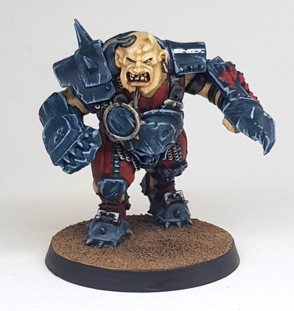 Geckilian's tweet photo. @WarComTeam Last but not least, my #bloodbowl chaos pact team, Maw Violence, also from the BB7's league, have been holding their own. #WarhammerCommunity https://t.co/FSXF6Tc8mU