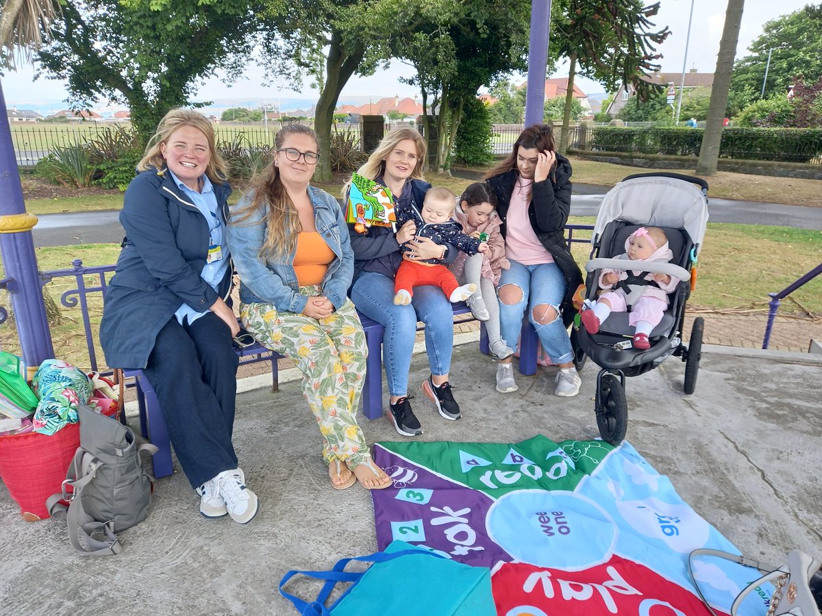 eithneclarke's tweet photo. Breastfeeding Peer Support goes outdoors in NHS Dumfries and Galloway #WorldBreastfeedingWeek #scottishweather https://t.co/voleEjsT8F