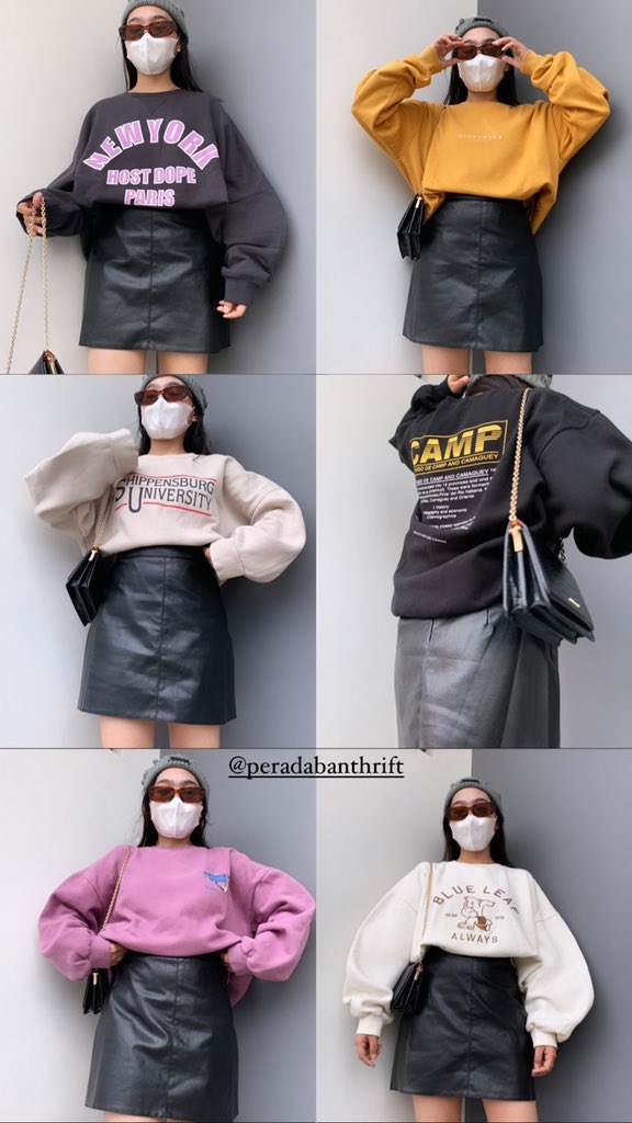 JUAL CREWNECK SWEATER OVERSIZE THRIFT tweet media