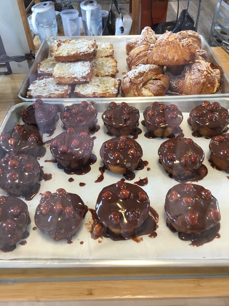 patricahewitt's tweet photo. Tasty treats at this amazing pastry place - get yourself to 77 Harvey Road and fill your own box! #yyt #stjohns #nomnom #freshpastry #freshbread #freshcoffee #fridayfollow  @SneakyBBQ https://t.co/wIQdx5DLad