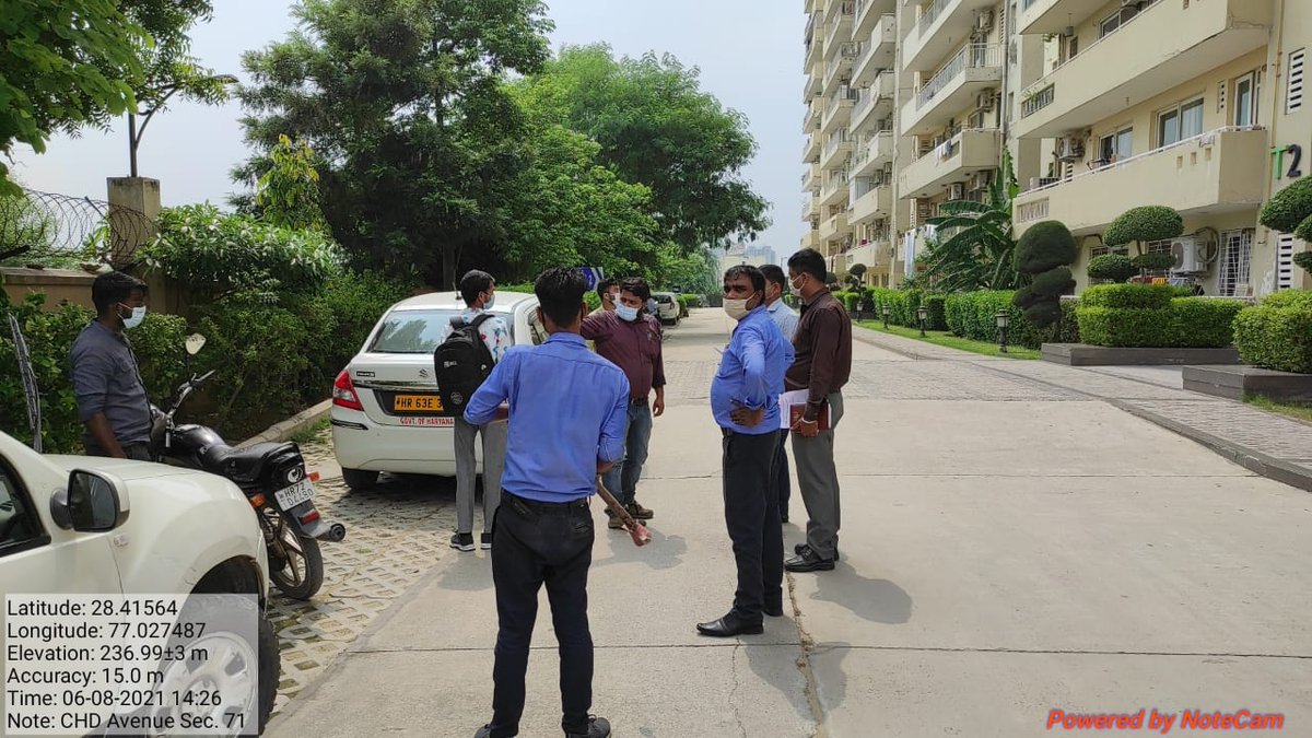 DC_Gurugram's tweet photo. Enforcement drive on 6th Aug 2021 by #dtpe in BPTP Astaire Garden(harvesting pits)- borewell structure require desilting &amp; cleaning.CHD Avenue (structure, water choked and not cleaned). Emerald Estate(6 RWH-recharge borewell out of which some are non functional) #jalshaktiabhiyan https://t.co/gAQZwRLQ7J