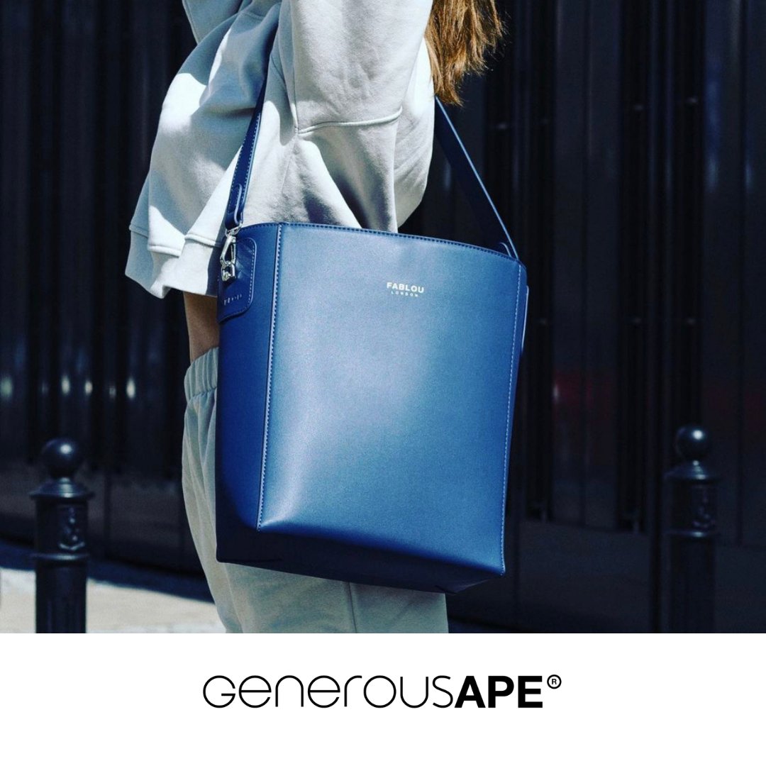 The Fablou shopper - perfect for the weekend and pretty perfect for our planet. Shop Fablou on GenerousAPE and take 10% off when you register. #fablou #shopsustainablefashion #geneorusape #ecobag