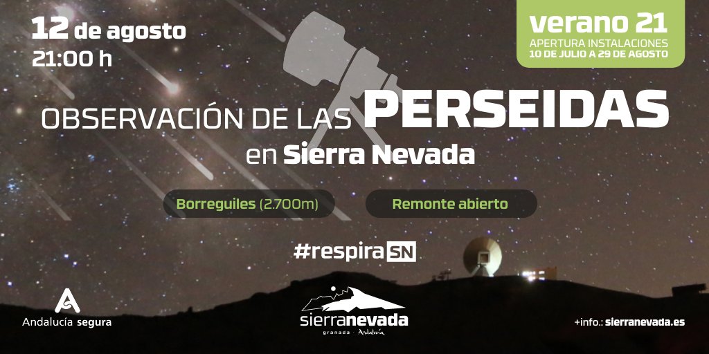 websierranevada's tweet photo. Se avecinan días para no perder detalle del cielo de #SierraNevada
ℹ️ Semana Astronómica: https://t.co/gOzQU3pMHL
.
#RespiraMontaña #RespiraSN https://t.co/foQPTE7Jvn