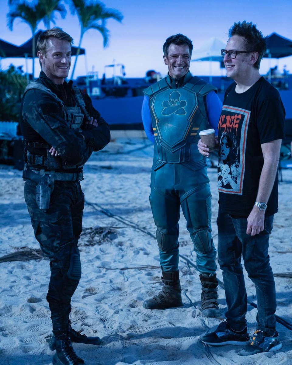 #JoelKinnaman ลงภาพนี้ผ่านอินสตาแกรมเพื่ออวยพรวันเกิดให้กับ #JamesGunn