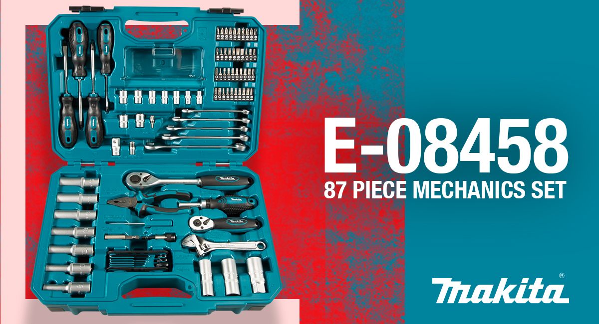MakitaUK's tweet image. Want to know what's inside our 87 piece mechanics set?👀

Click here to find out: buff.ly/3lFSV98

#MakitaUK #MechanicKit #Jobsite