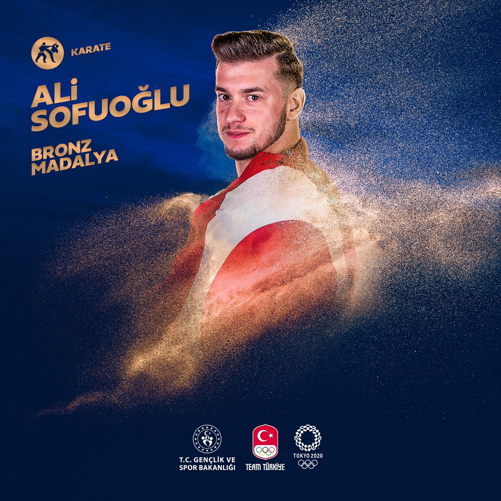 Ali Sofuoğlu’ndan Bronz Madalya! 🥉

Karate erkekler kata bireyselde mücadele eden Ali Sofuoğlu, Güney Kore’den Heejun Park’ı mağlup ederek olimpiyat 3’ncüsü oldu ve ülkemize Tokyo’daki 9’ncu, olimpiyat tarihindeki 100. madalyasını kazandırdı. 🇹🇷🇹🇷