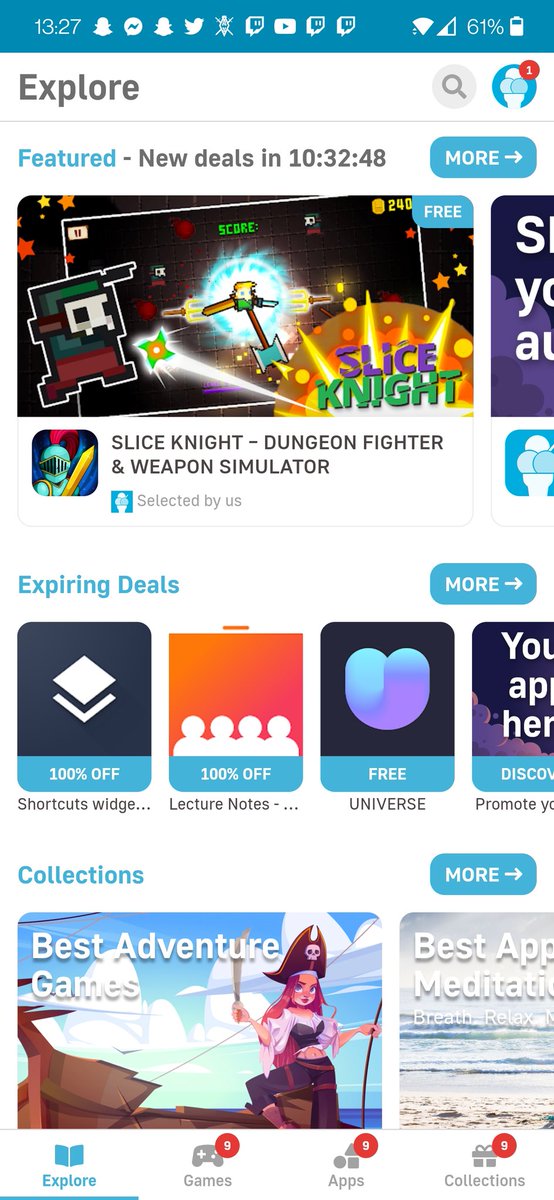 PXLRN's tweet photo. Thanks to @myAppFree for featuring @SliceKnightGame today! Stay tuned for more info on my next project... It's gonna be a big one! 🏰

#indiedev #gamedev #featured #free #myfreeapp #indiegamedev https://t.co/1OjUhpbPZQ