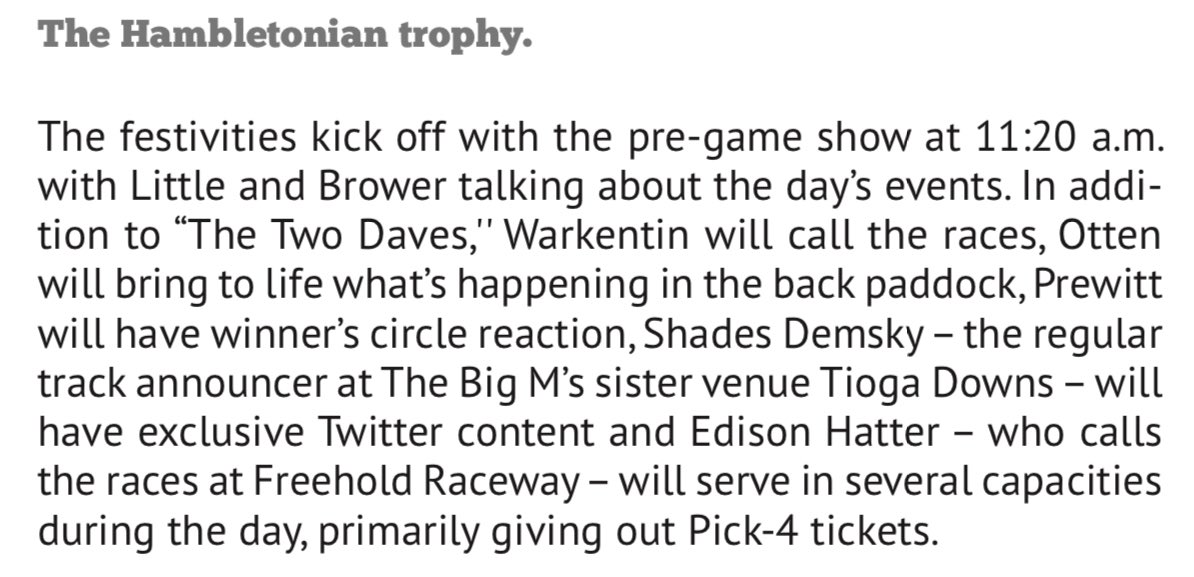 We’ll miss #shadesonracing at #tiogadownsracing this weekend