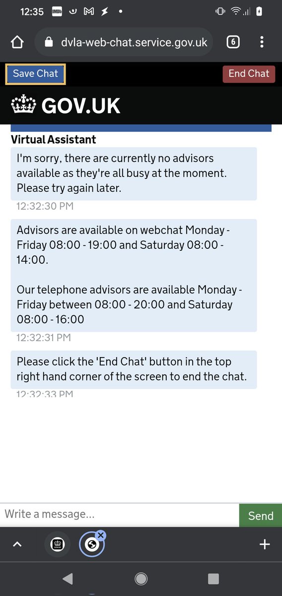 I appreciate we are in a pandemic but this is a joke <a href="/DVLAgovuk/">Driver and Vehicle Licensing Agency</a>! I passed my LGV test to drive for <a href="/WestSussexFire/">West Sussex Fire & Rescue Service</a>  a month ago and still no license. A colleague passed last Mon and his license returned today. Can't get through by phone or web chat!

Where is my license?