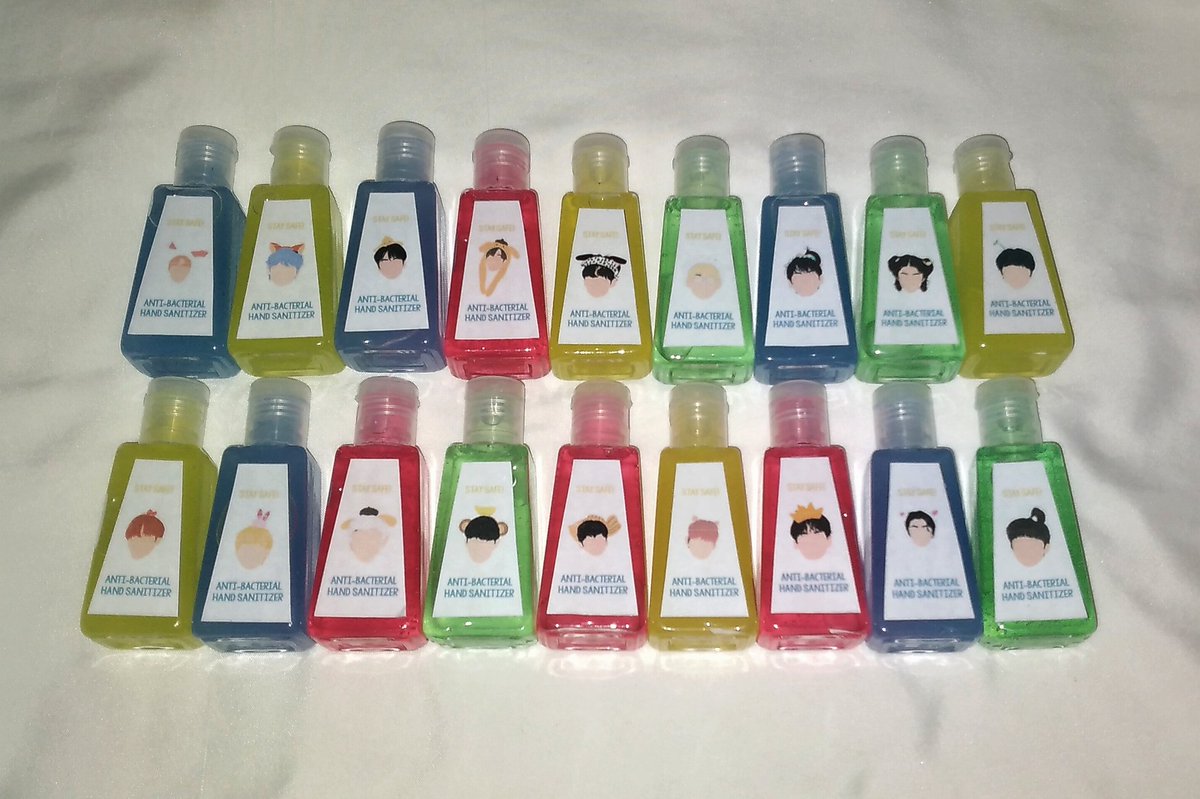 0228kart's tweet photo. Preview of freebies for Turn Over era! Locally made hand sanitizers &amp; bamboo straws 🌱

Drawing by SF9 engraved in the straws. Will be given randomly ☀️

Thank you as always! https://t.co/1grVsyTXm8