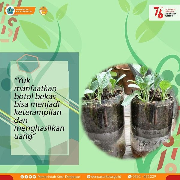 DenpasarKota's tweet photo. Bingung mau ngapain selama dirumah?
Yuk coba berkreasi dirumah dengan memanfaatkan botok plastik bekas untuk menjadi keterampilan dan bs menghasilkan uang.
Yuk intip infografis diatas
#denpasakota #botolbekas #3R #reusereduserecycle #kreative #tanaman #kreasi https://t.co/HtU9DVPzll