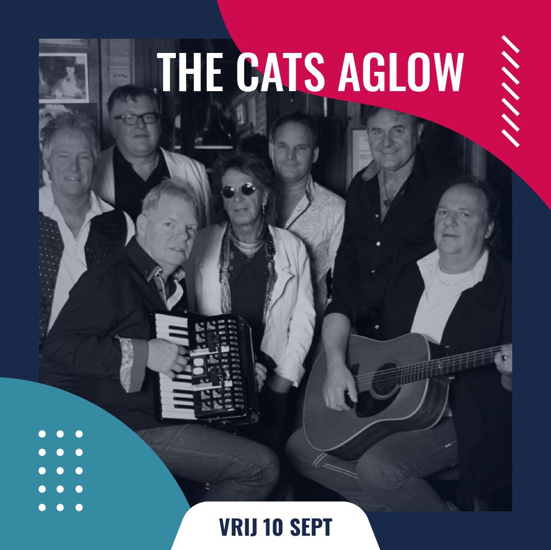 Vrijdag visdag, ook op ReMind The Gap! Vrijdag 10 sept gaan we terug in de tijd met de palingsound van Cats Aglow. In 2016 stonden ze ook op RMTG, met een bomvolle festivaltent tot gevolg. Tijd om daar dit jaar weer zo’n feest van te maken. Tickets via remindthegap.nl/tickets