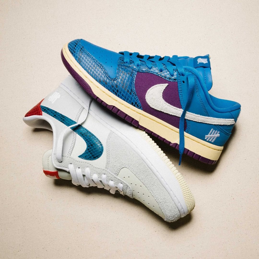 UNDEFEATED x Nike Dunk Low + Air Force 1 ‘5 On It’