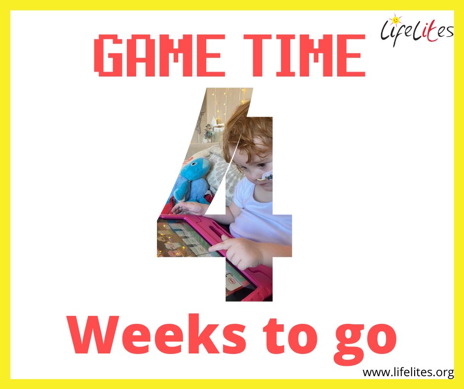 LifelitesOrg's tweet image. There&apos;s only 4 weeks to go before Game Time! Tell us what gaming challenge you will be taking on!  Sign up now if you haven’t already ow.ly/NaAz50FtNdf
#GameTime2021