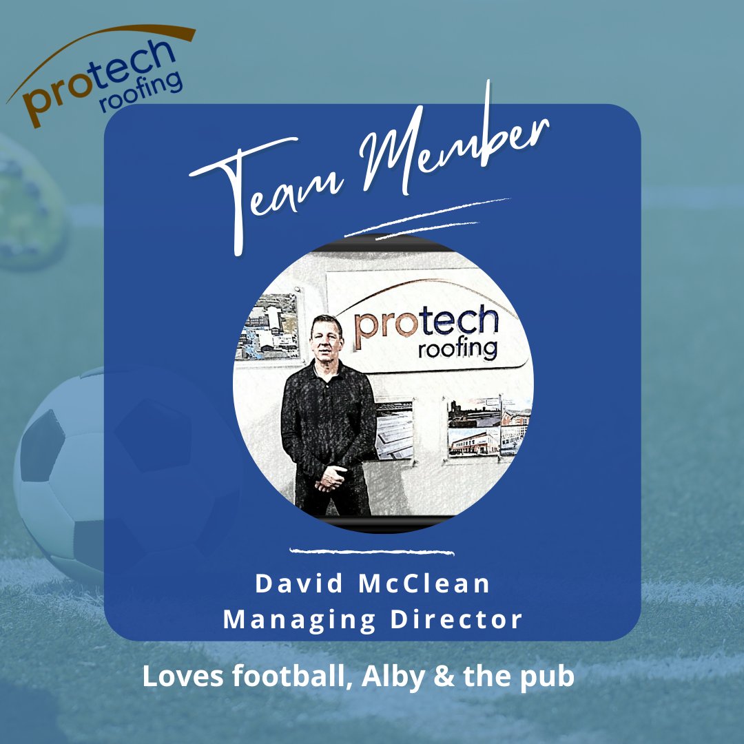Our final staff introduction is our very own ring leader! 

David McClean is our Managing Director. Always leading from the front, with over 25 years experience in Roofing and the visionary behind our success, he is always first to get out on site or to lead us to the pub!