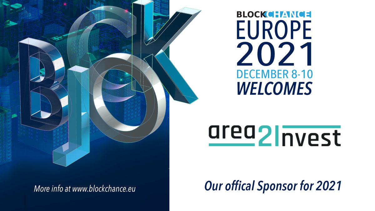 Blockchance_'s tweet photo. 💥 We want to introduce you to another sponsor for the BLOCKCHANCE EUROPE 2021 conference.💥

@area2invest is a marketplace for securitized &amp; tokenized assets with digital access to various asset and product classes for diverse investment opportunities.

#blockchanceSponsors https://t.co/XiB4L7Rrdg