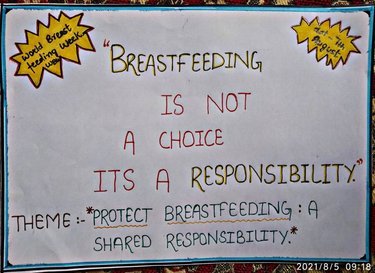 Tavleenoyeee's tweet photo. Breastfeeding in public: "You can do it"
#WorldBreastfeedingWeek
#breastfeeding
#GDCRSPURA
@DteJKL
@HQ_DG_NCC_
@prodefencejammu
@GdcPura
@gdcrspurancc https://t.co/wSYdfukawK