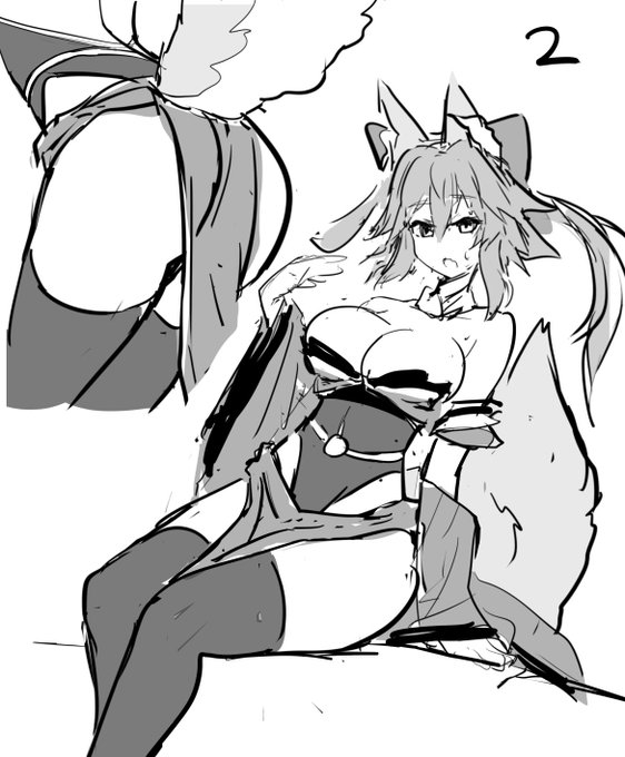 クールビズキャス狐のデザインラフ。
完成までは結構寄り道した感。 