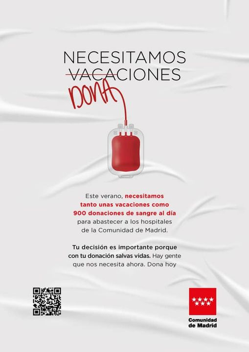 Madridonasangre's tweet photo. ❣️ Ya huele a #finde y seguro que... 
✔️muchos #hemotuiteros os quedáis en @ComunidadMadrid Aprovechad para #donarsangre
 ✔️ otros haréis kilómetros 🚗Disfrutad, pero al regreso no os olvidéis de #donarsangre
☀️En verano hay tiempo para todo❣️
Consulta ⏩https://t.co/WuTkL4EBIC https://t.co/KdGg0OhZT0
