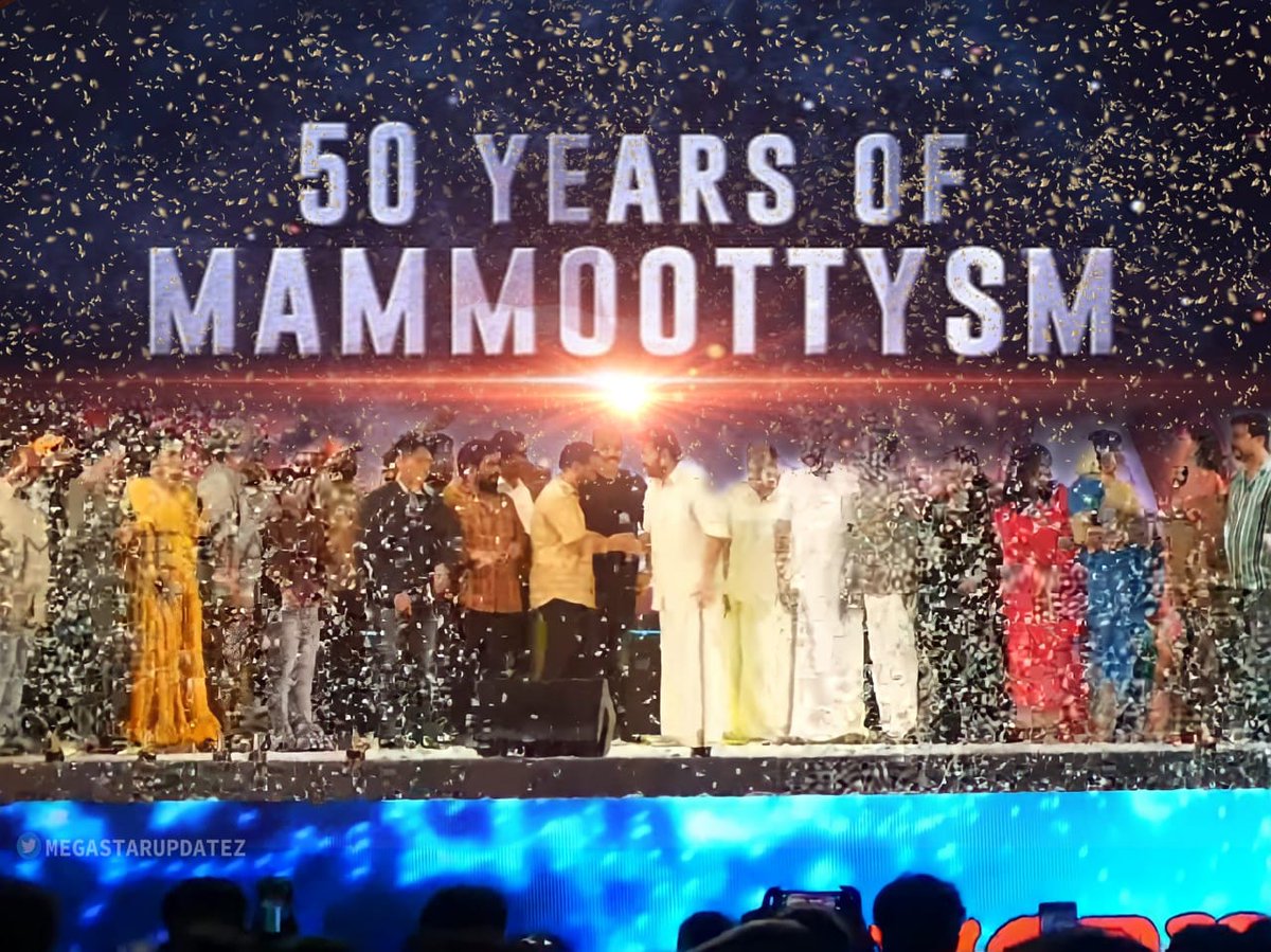 ikka_bhakthans's tweet photo. Folks.. Let's celebrate this Mega Golden Jubilee Grandly ✨🔥

Speed Up 💥

#50YearsOfMammoottysm @mammukka #Mammootty https://t.co/OeuUIBSomI