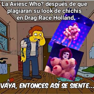 LaTiaRuPaula's tweet photo. Sólo es "inspiración"...
#aviescwho #aviesclamas #plagio #DragRaceHolland #LaMasFichera https://t.co/3NunI85UFY