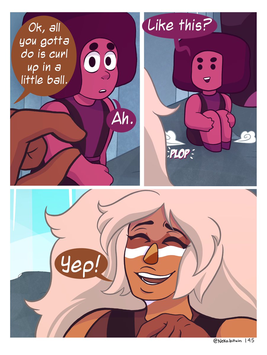 BituinNeko's tweet image. Pg 145-148
#StevenUniverse #FractureAU #fancomic