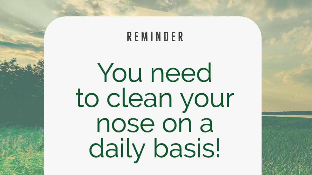 Nasal hygiene matters. Wash your nose. 

#BreatheBetter #LiveXlear #HealthyHabits #Xylitol #NasalHealth #WashYourNose