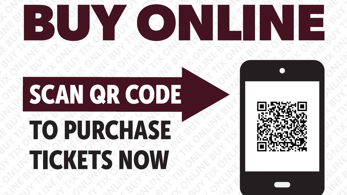 #BulldogNation Don't forget to BE READY and Buy Your tickets for ticketed events this year online! Scan the QR code below to buy tickets to upcoming events!