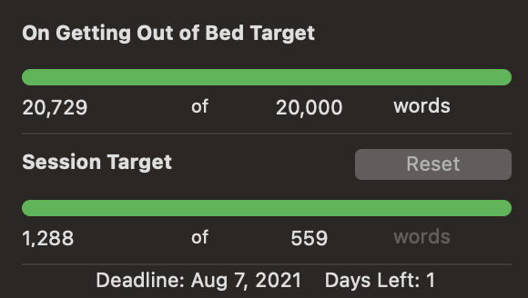 TheAlanNoble's tweet photo. And there it is. A complete draft. Started revising already. It's going to take several passes, but this feels good. #ongettingoutofbed https://t.co/fJ2TEJRwTL