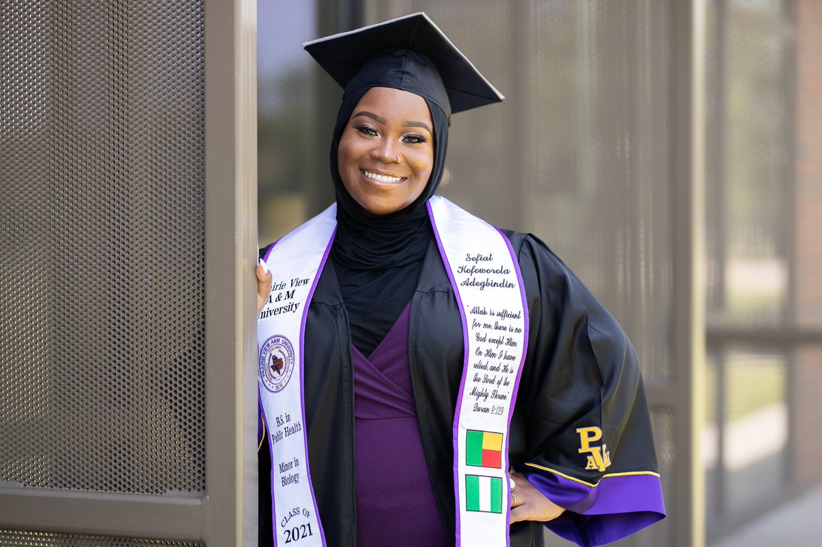 “Allah is sufficient for me, there is no God except Him. On Him I have relied, & He is the Lord of the Mighty Throne.” 

Quran 9:129 

8 days until I graduate from THE Prairie View A&M University 💜💛 #PVAMU #pvgrad #pvgradswag