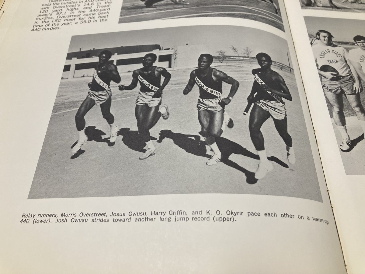 texas_angelo's tweet photo. The #ArchivesHashtagParty for August is all about athletes! Joshua Owusu and Kofi Obuame Okyir were the first ASU athletes to compete in the Olympics! In 1972, they represented their native country of Ghana! #ArchivesAthletes https://t.co/hkw0PKkLtY