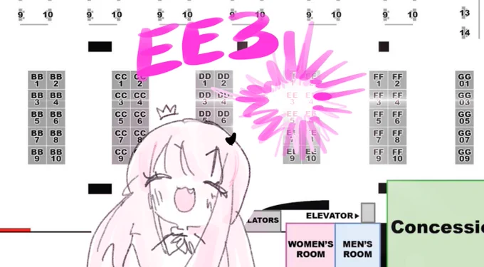 Hiii I'm at #Otakon2021 this weekend at table EE3 in artist alley!! ☺️ 