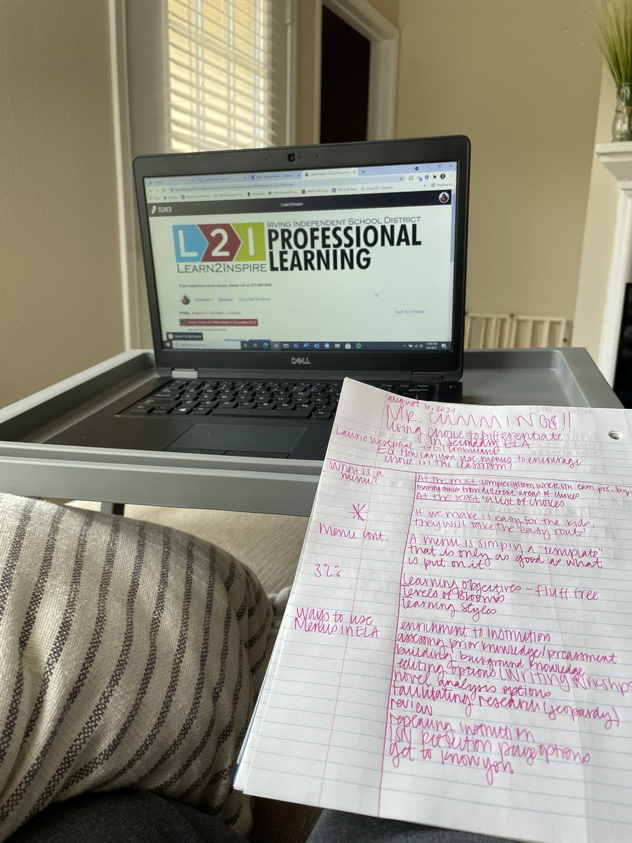 <a href="/GTConsultant/">Laurie E. Westphal, Ed.D.</a> gave us so much food for thought about using choice boards!! Thank you @PDdesignteam for all the learning opportunities!!! #WeRiseIrvingISD #learn2inspire <a href="/IrvingISD/">Irving ISD</a>